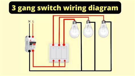 wire 3 switches in one box